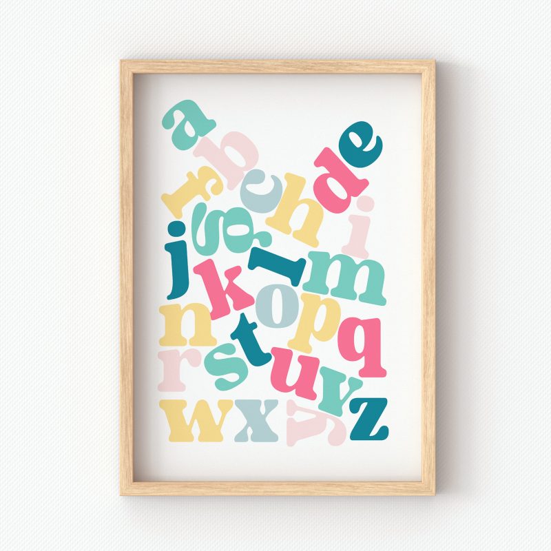 girls_nursery_alphabet_brights-Print